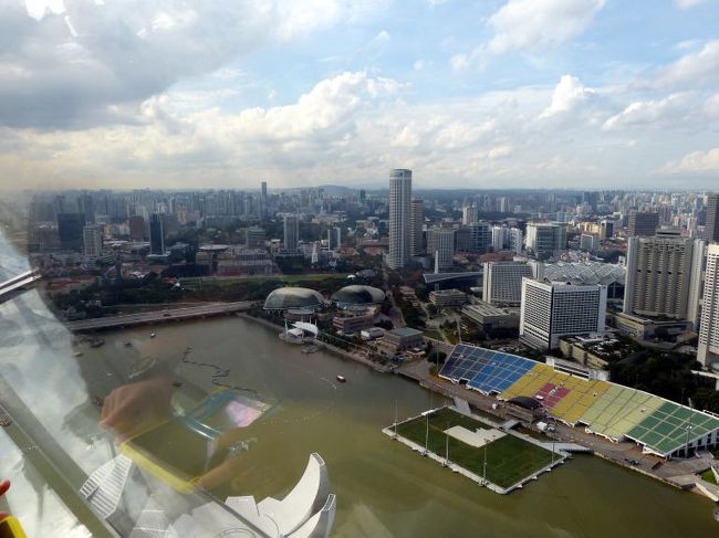 サンズ・スカイパーク展望台中ほどからの眺め①