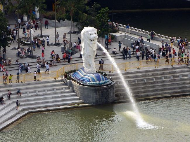 シンガポールを象徴する風景です
