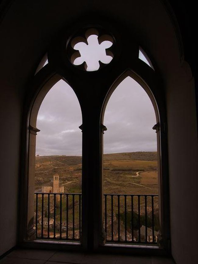 ラ・ベラ・クルス教会が見えます。