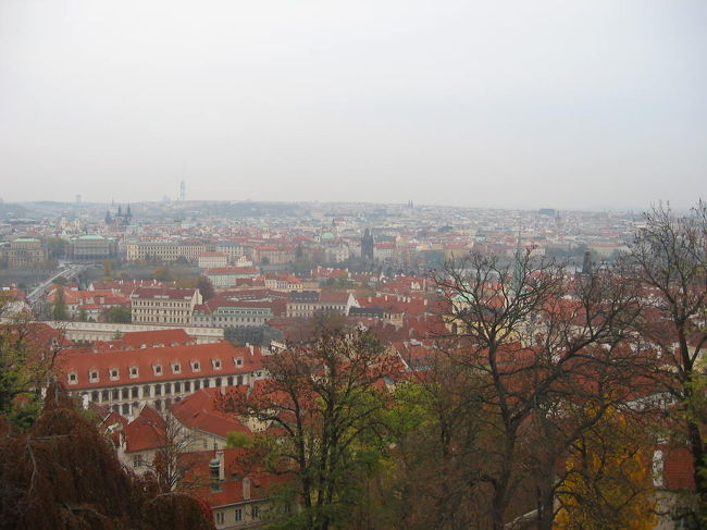 プラハ城からみた風景です。