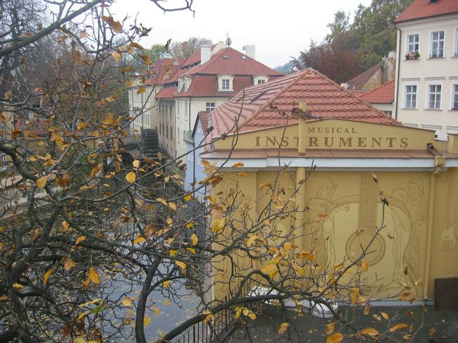 カレル橋すぐ横の景色