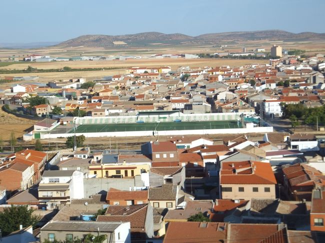 とても眺めがよく、町のスタジアムもよく見えました。<br />うーん、やはりスペイン、サッカー見たいなあ。