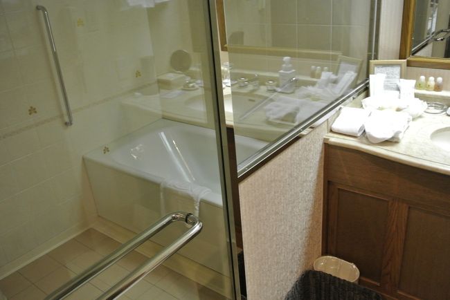 お風呂が、浴槽と洗い場が別です。<br /><br />この日はこれで就寝〜。