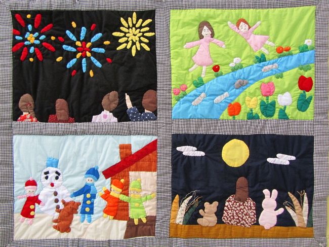 ローラアシュレイ 蝶々アプリケパッチワークキルト肌掛け　新品 ローラアシュレイ BELLA蝶々アプリケパッチワークキルトか肌掛け新品