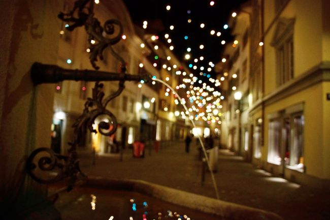 水飲み場。アルプスの湧き水でしょうか？