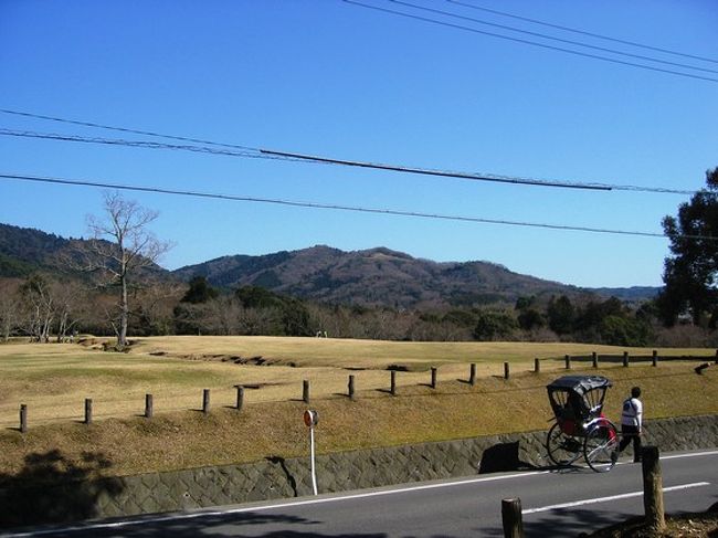 梅林側から見た、飛火野（とびひの）です。<br />高円山も見えています。