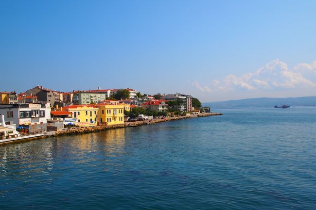 ヨーロッパサイドを船からぱちり！