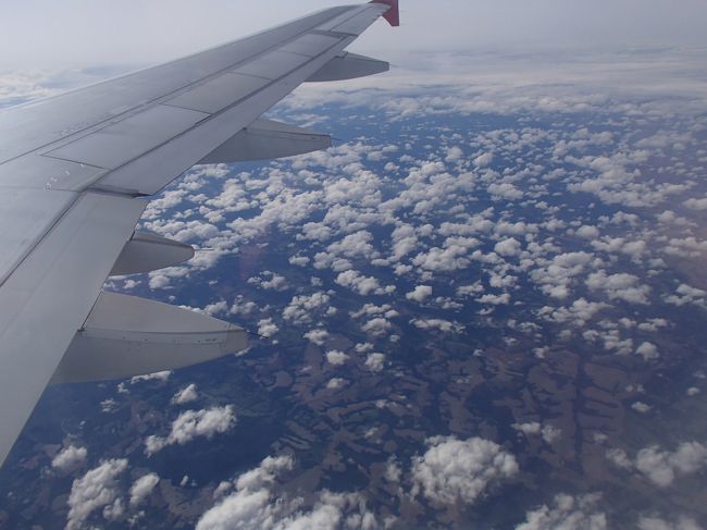 今日は雲が多い。