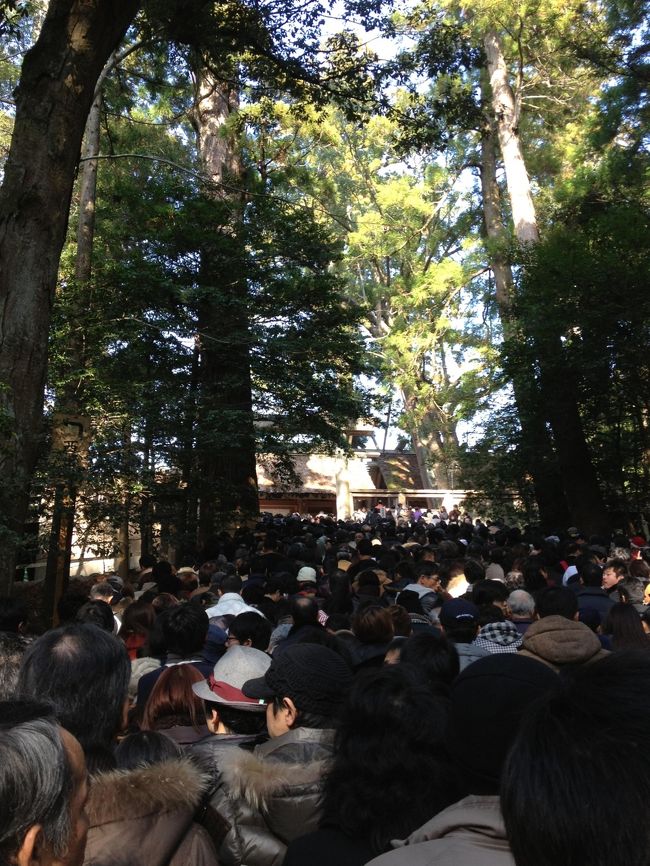 参拝まで１時間まち