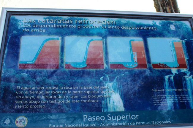 滝のなりたちの説明。