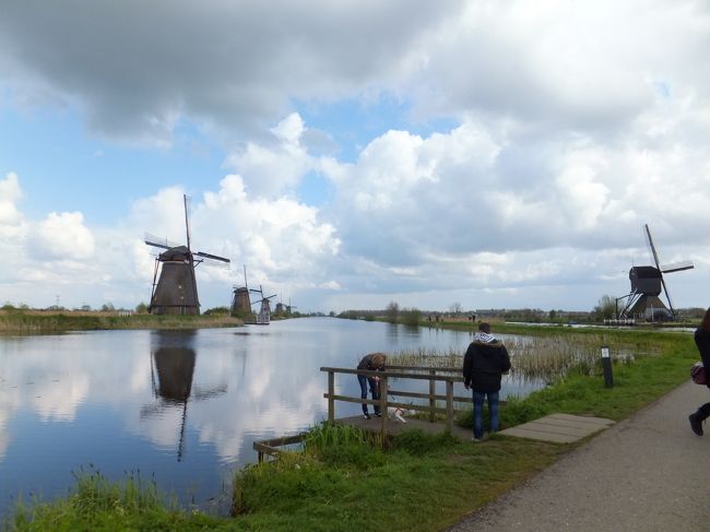 オランダの天気は変わりやすくて、1日の間に晴れ・曇り・雨という感じです。<br />晴れていても風は冷たかったです。<br />私は春のコートで行きましたが寒かったです。現地の人はまだ冬服でした。