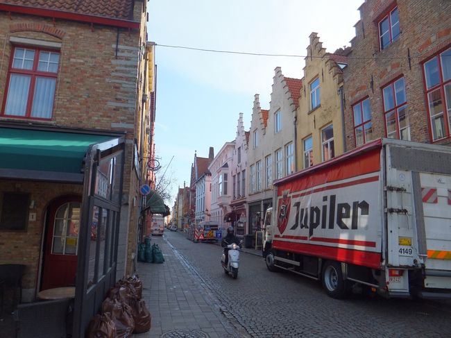 このビールのトラック。よく見かけました。