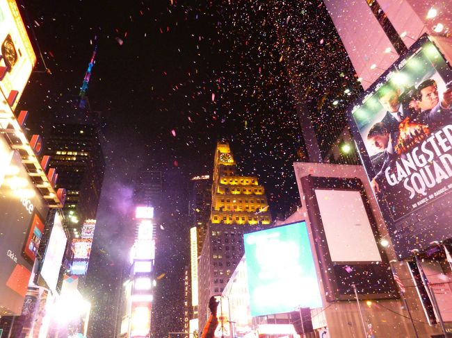 初海外年越し In ニューヨーク タイムズスクエア New Year S Eve 13 ニューヨーク アメリカ の旅行記 ブログ By ダンナさん フォートラベル