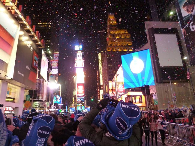 初海外年越し In ニューヨーク タイムズスクエア New Year S Eve 13 ニューヨーク アメリカ の旅行記 ブログ By ダンナさん フォートラベル
