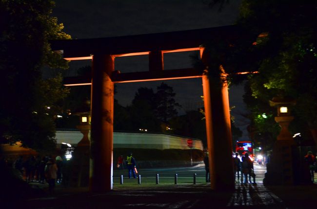 一の鳥居まで戻ってきました。