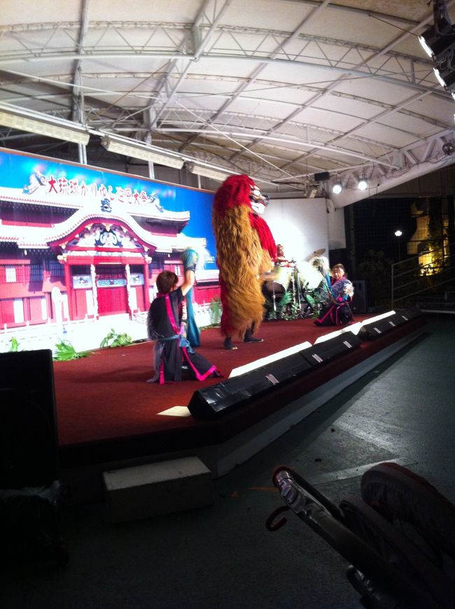 欧米人ぽいお客さんが喜んでました。お客さんも皆でハイサイ踊りして楽しい気分に。ホテルの売店の海ぶどうアイスが衝撃的な美味しさでした?ツブツブする塩アイスっぽかった。