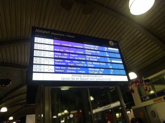 次は、特急列車でコブレンツに移動します。