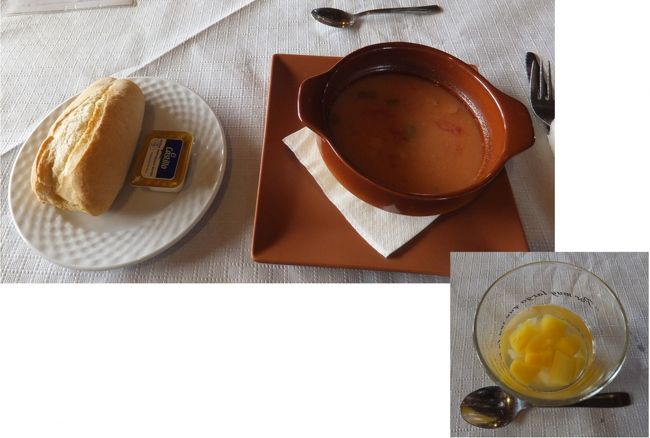 前菜はアンダルシアの夏を代表するガスパチョ。<br />夏バテに効果があるようです。