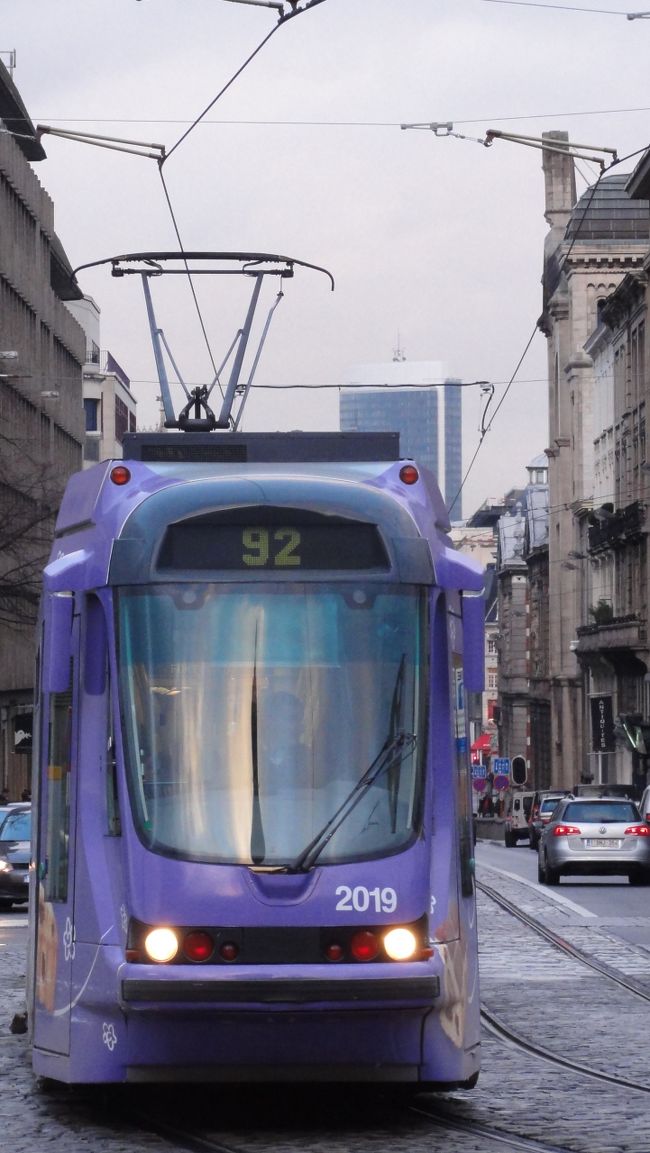 「ブリュッセル」　では　「トラム」　が充実しています。