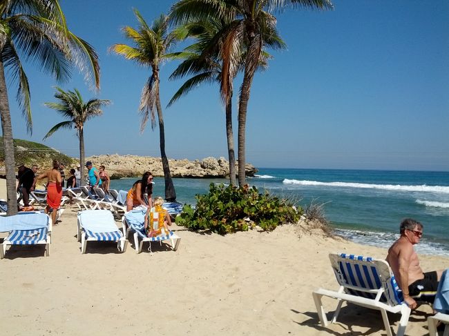 カリブ海。ここの海で、初めて少し泳いだ。他にすることが全くないから。