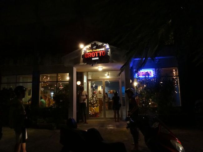 ランチのお弁当を作ってくれたにんにくやグロットでディナー。