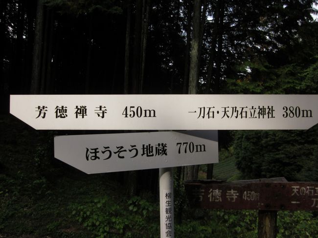 山を下り、人家のある麓へ降りてきました。<br /><br />雨もいつのまにかやんでいます。<br /><br />犬を散歩するおじいさんの姿もあって、ひと安心。。<br /><br />目的はほとんど達しました。<br /><br />