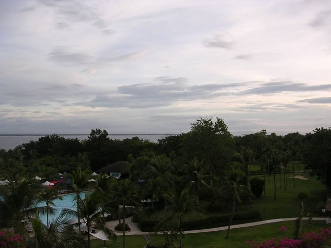 部屋からの景色。<br />今回はイマイチです。