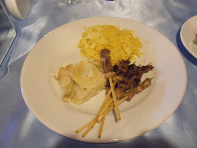 トルコで焼鳥定食 （シシ・ケバブ）