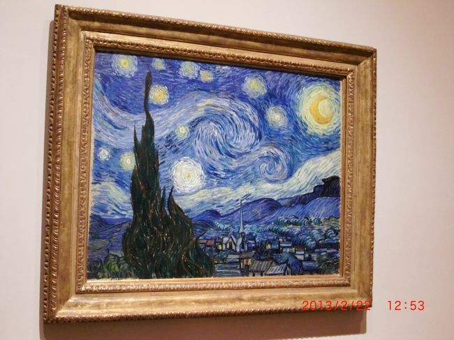 ゴッホの星月夜！<br />力強いタッチが印象的(°_°)