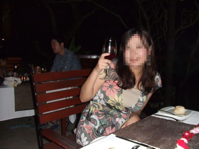バリ産のワインで乾杯☆