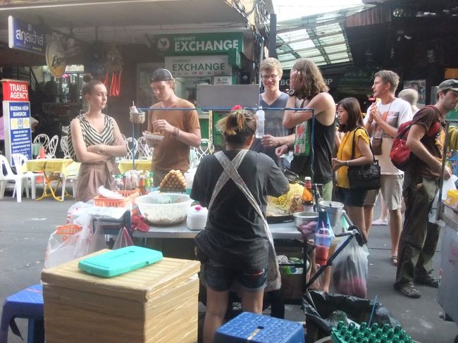 西洋人に囲まれてた。笑