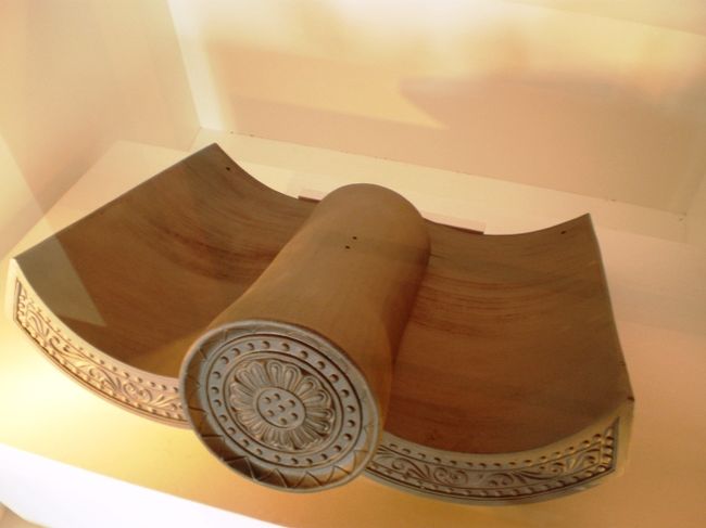 瓦も展示されていました。