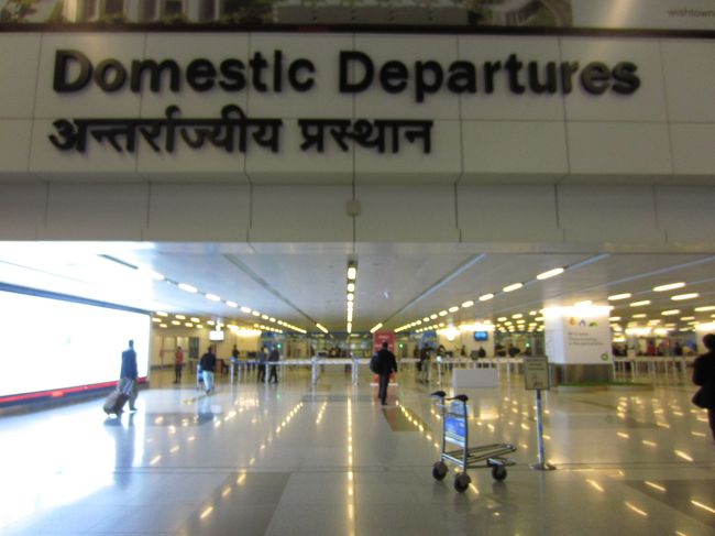 ネットでチェックインしておいたので、自分でプリントアウトした航空券の紙を持って、国内線に乗ります。