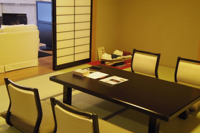 お部屋に案内されチェックイン