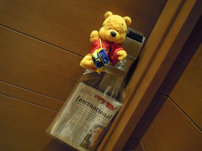 お部屋の入口☆<br />18時チェックアウトだから、最終パッキングせずに外出できるー☆