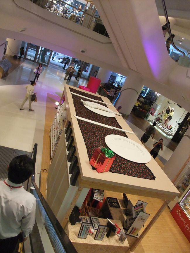 最後に！シーロムコンプレックスへ！<br />面白い装飾発見！