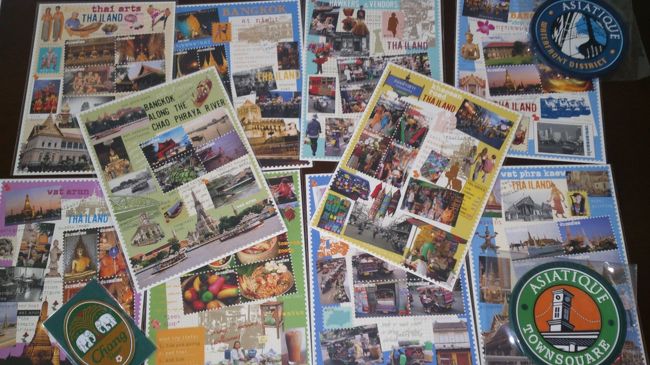 旦那ちゃんが買った絵葉書たち！<br /><br />チャンビールマグネットも☆<br /><br />