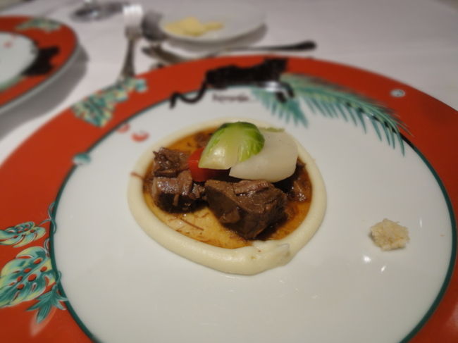 熊野牛のやわらか煮<br />西洋わさびが味のアクセント