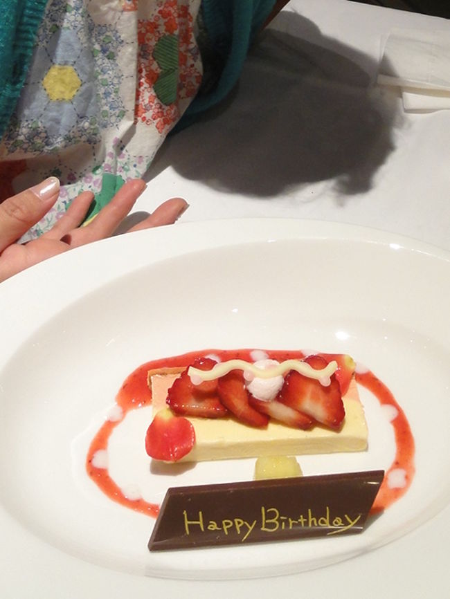 デザートです。<br />今日はpero妻のお誕生日