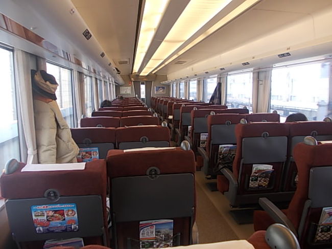 自由席車両はこんな感じです。