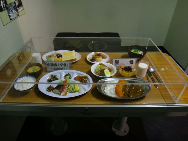 潜水艦の中での食事