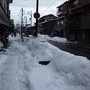 雪の時期の高山歩き。