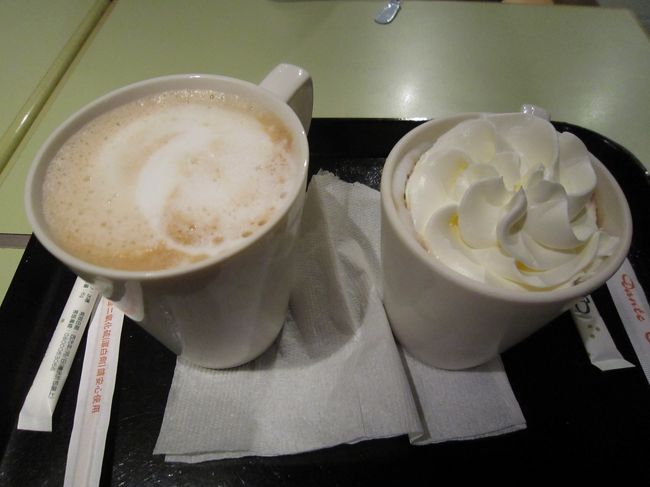 4/6　DANTE（丹堤）カフェ<br /><br />オーダーしたのは二人でこれだけ。<br />