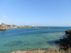 宮城島からの海。