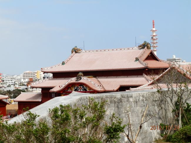 京の内から見た正殿。