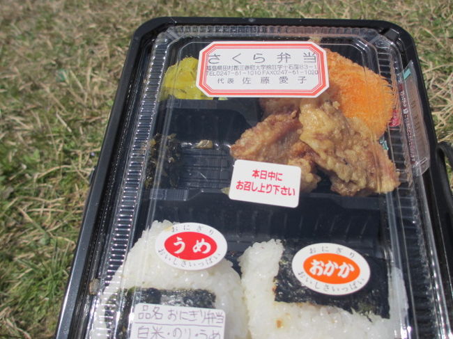 店の前に居座りすぎたので、<br />高菜の漬物と、このお弁当を買いました。<br />ねこさん、バイバイ！またあとで寄るね！<br />（そのあと行ったら店長、早退してました・・）