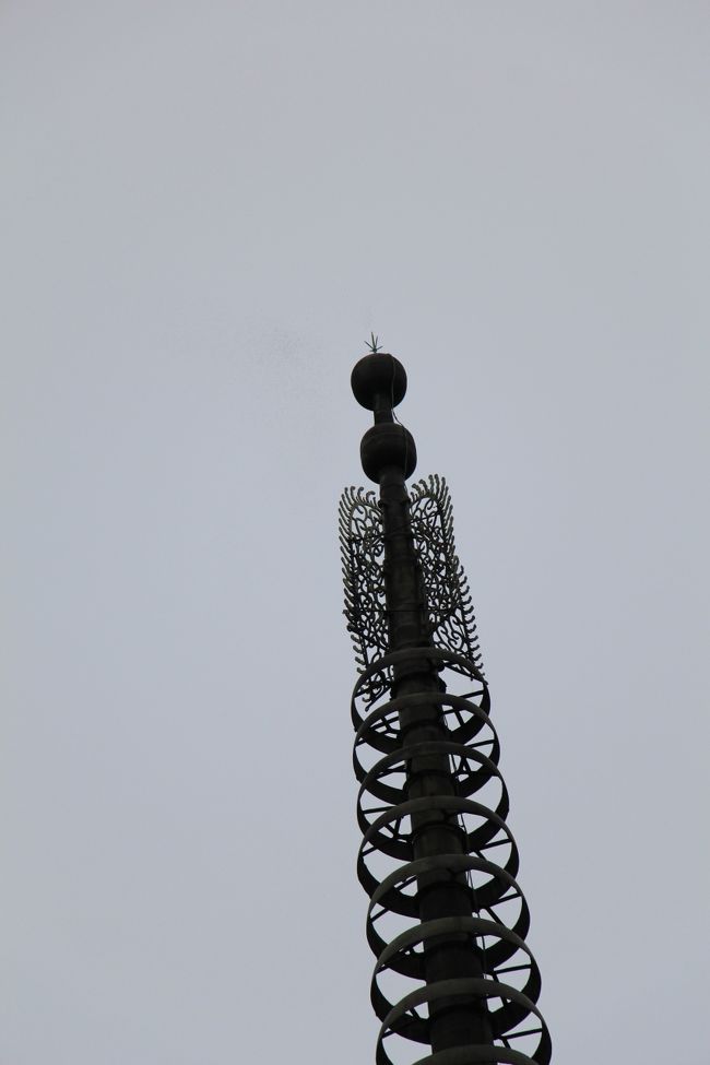 五重の塔の相輪。