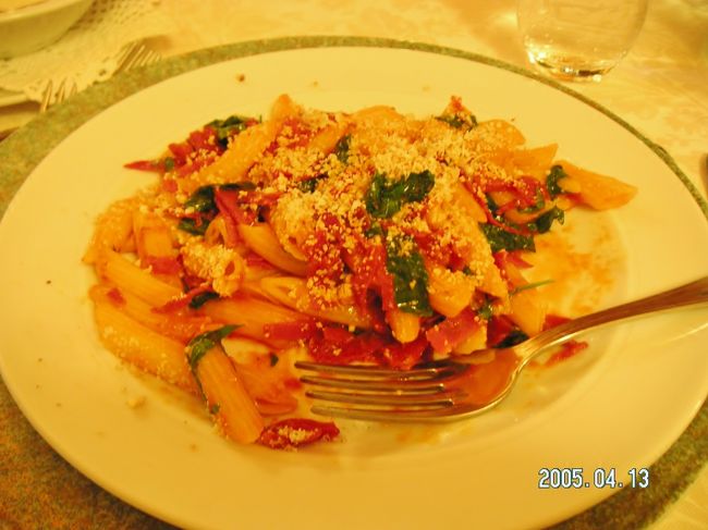 ではパスタを頂きます！