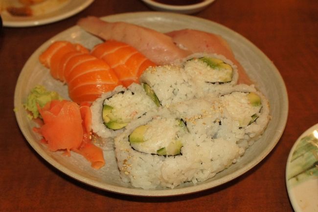 ①２７日　　「侍」<br /><br />沢山食べました。アボガド最高！！<br /><br />今回の滞在中にもう一回来たいですね。