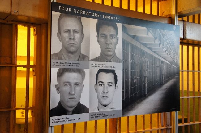 ④３０日　　「Aicatraz」<br /><br />当時の囚人達の写真とか展示されてます<br /><br />アル・カポネも有りましたよ。